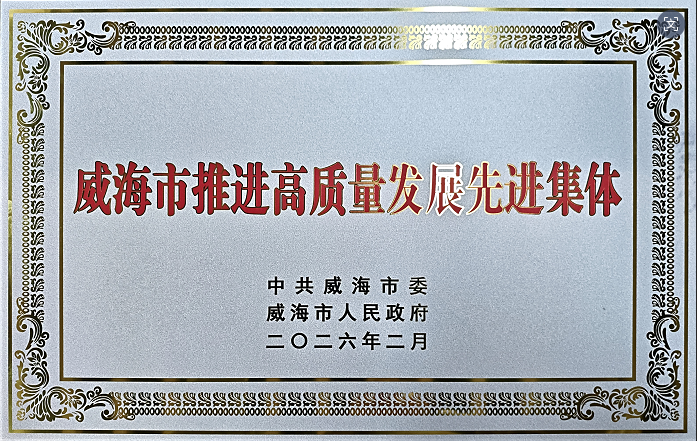 威海市推进高质量发展先进集体